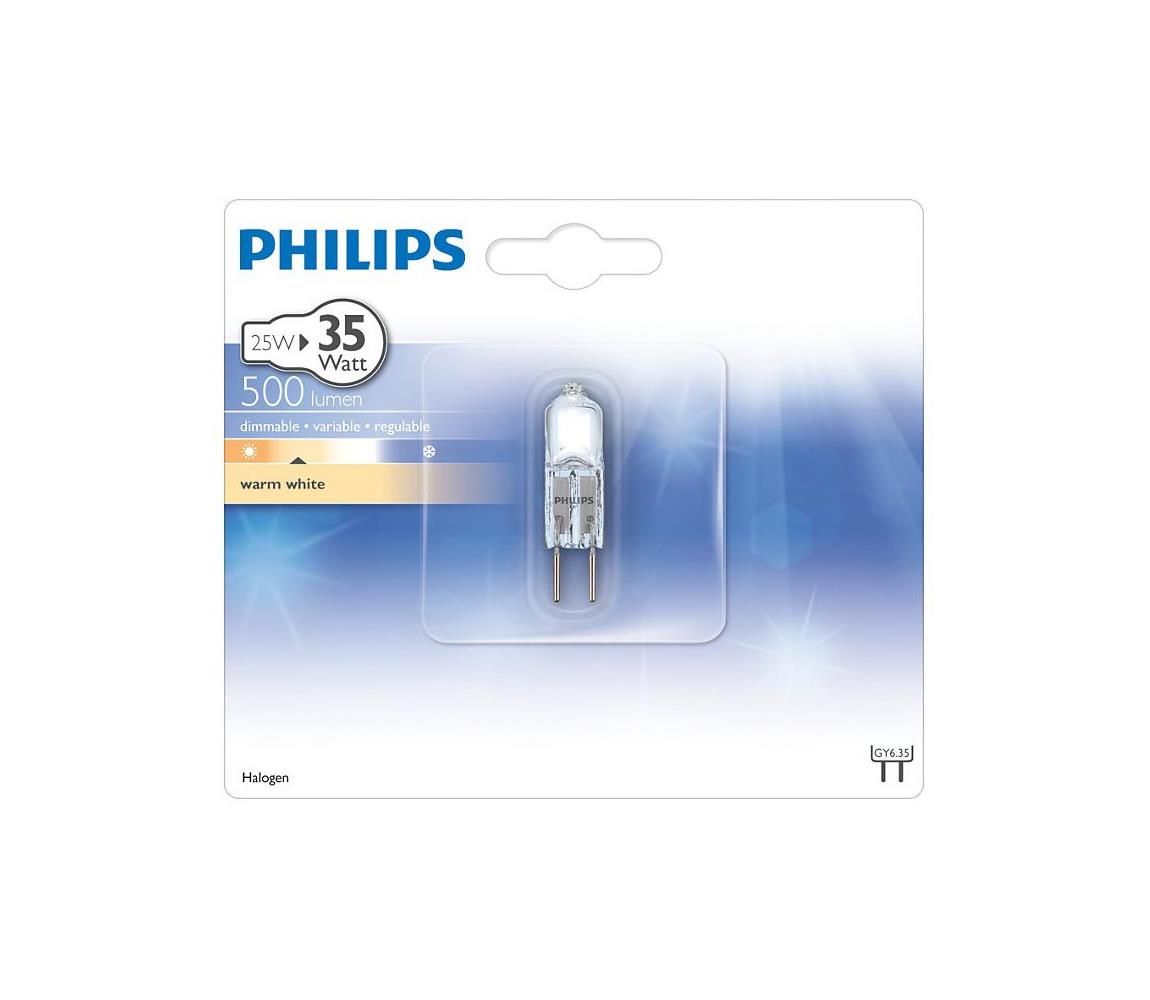 Priemyselná žiarovka Philips HALOGEN GY6,35/25W/12V 3000K