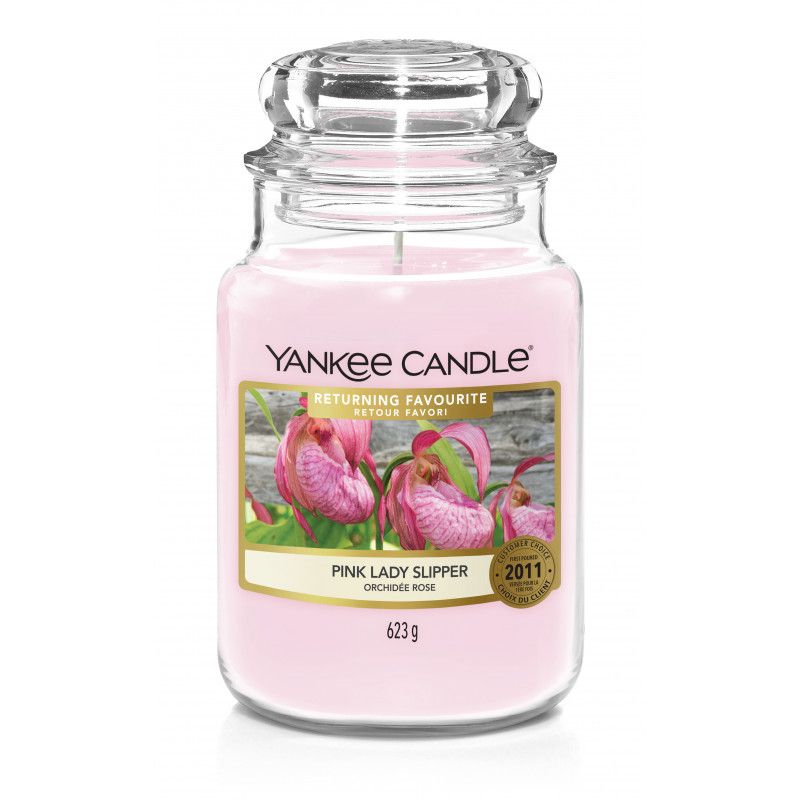 YANKEE CANDLE 1631416E SVIECKA VELKA PINK LADY SLIPPER