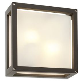 Redo  9892 BRICK GLASS nástenné svietidlo E27 2 x 42W  IP54