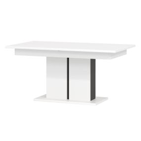 Sconto Jedálenský stôl GRACIA MR12 biela/čierna