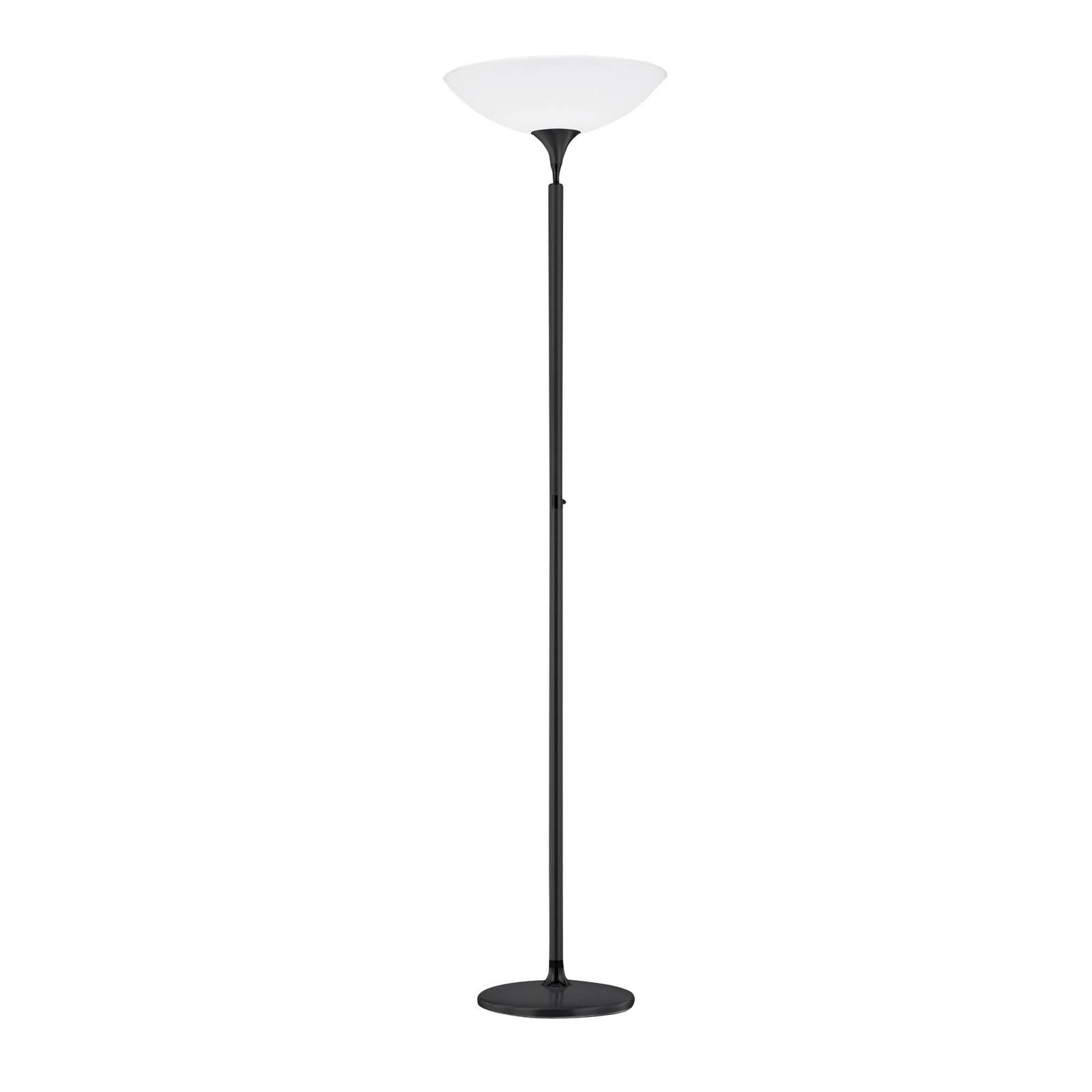 BANKAMP Opera LED lampa osvetľujúca strop, čierna, Obývacia izba / jedáleň, mosadz, sklo, 50W, K: 180cm