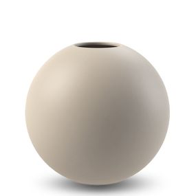 COOEE Design Guľatá váza Ball Sand 10 cm