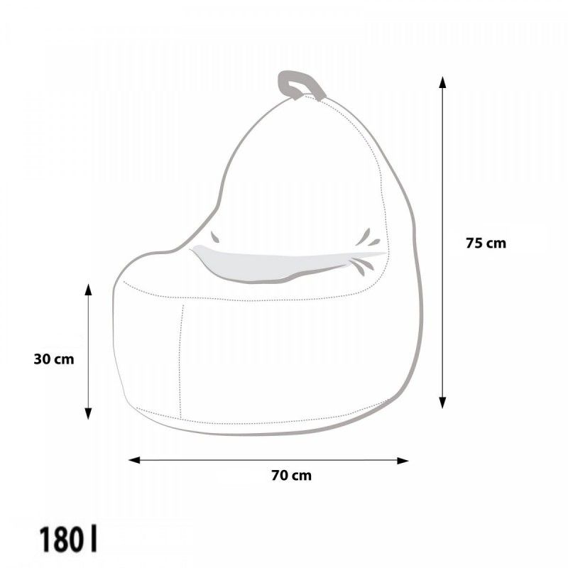 EF4019 Ecopuf Sedací vak Ecopuf - YOKO Modern polyester DG41/NC8