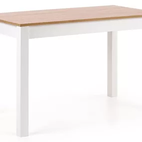 HALMAR Jedálenský stôl KSAWERY dub sonoma, biely 120x68 cm