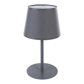 Stolná lampa MAJA 1xE27/15W/230V šedá