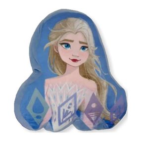 Setino · Tvarovaný 3D vankúš Ľadové kráľovstvo II - Frozen II - motív Elsa - 36 x 32 cm