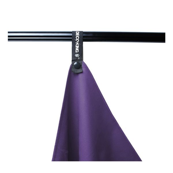 Súprava 2 fialových rýchloschnúcich uterákov DecoKing EKEA, 30 × 50 cm