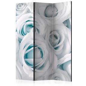 Artgeist Paraván - Satin Rose (Turquoise) [Room Dividers]