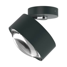 Top Light Puk Maxx Move bodové LED šošovka číra, antracitová, Obývacia izba / jedáleň, hliník, zinok, sklo, 12W, K: 8.7cm
