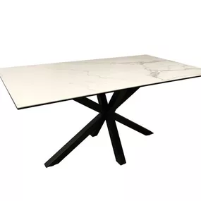 Keramický jedálenský stôl Neele 200 cm biely