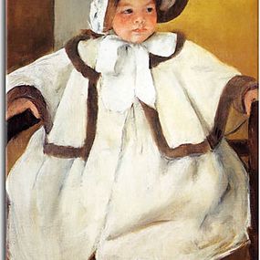 Ellen Mary Cassatt In A White Coat Obraz zs17640