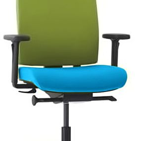 RIM Kancelárska stolička FLASH FL 745 zeleno-modrá SKLADOVÁ