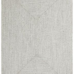 NORTHRUGS - Hanse Home koberce Kusový koberec Braided 105553 Light Melange – na von aj na doma - 120x170 cm