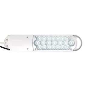 Maul Stolná LED lampa Atlantic so základňou biela, Pracovňa / Kancelária, plast, kov, 8.5W, Energialuokka: D, K: 45cm