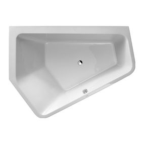 Duravit Paiova 5 - vaňa do ľavého rohu 190x140 cm s panelom a podstavcom 700396000000000