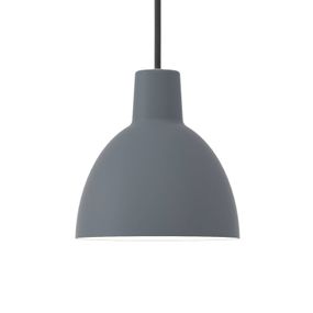 Louis Poulsen závesná lampa Toldbod 170, modrosivá, Obývacia izba / jedáleň, hliník, E14, 4W, K: 17.3cm