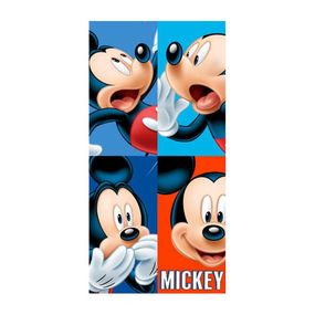Setino · Plážová osuška Disney - portréty Mickey Mouse - 100% bavlna - 70 x 140 cm