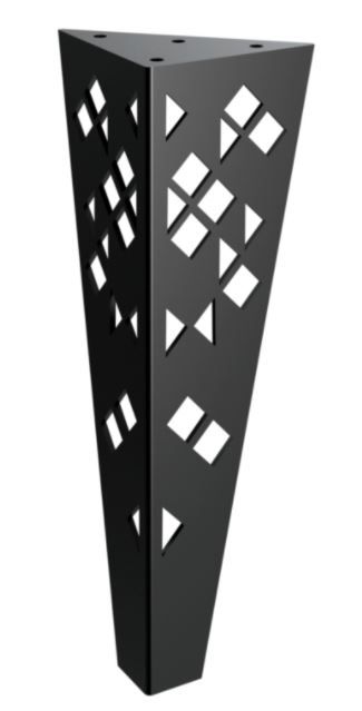 RMP Nábytková noha Atena 30 cm čierna NOHA012/30