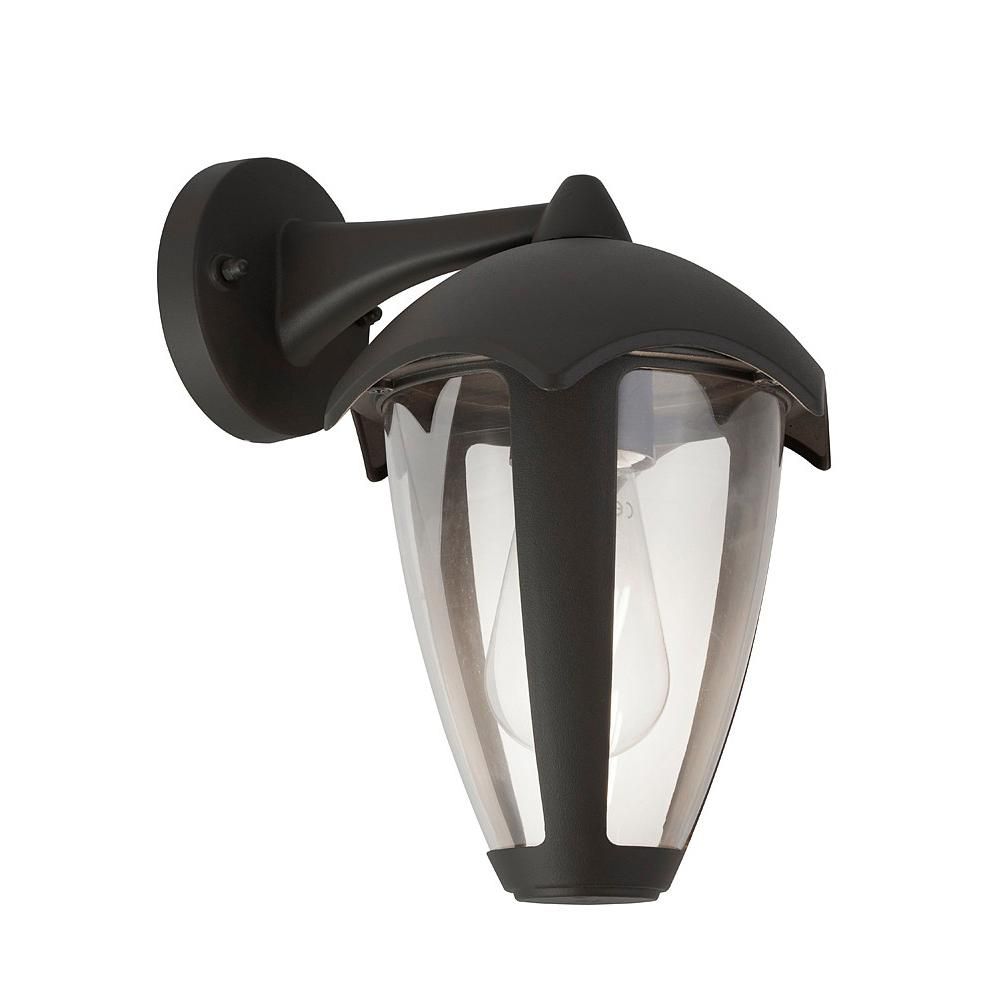 Vonkajšie nástenné svietidlo SearchLight BLUEBELL OUTDOOR 1LT WALL LIGHT DIE CAST WITH PC DIFFUSER 57891GY