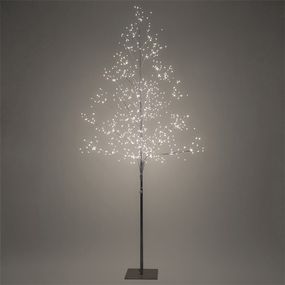 Solight LED vonkajší stromček, 150cm, 360 LED, teplé biele svetlo, hnedá farba