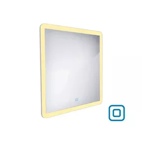 Nimco zrkadlo LED senzor 600 x 600 Model 19000 hliníkový rám ZP 19066V ZP 19066V