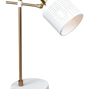 Rabalux stolní lampa Alberta E27 1x MAX 9W zlatá 5090