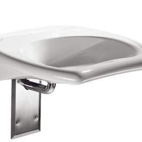 Geberit Vitalis - Zdravotné bezotvorové umývadlo, 550x550 mm, biela 221555000