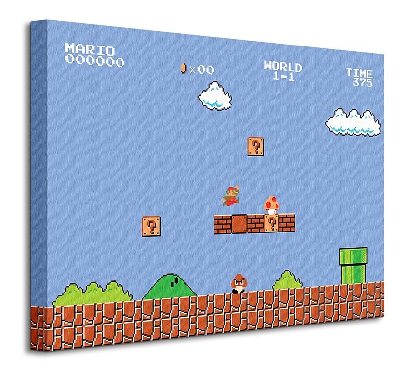 Super Mario Bros. (1-1) - Obraz na płótnie WDC92381