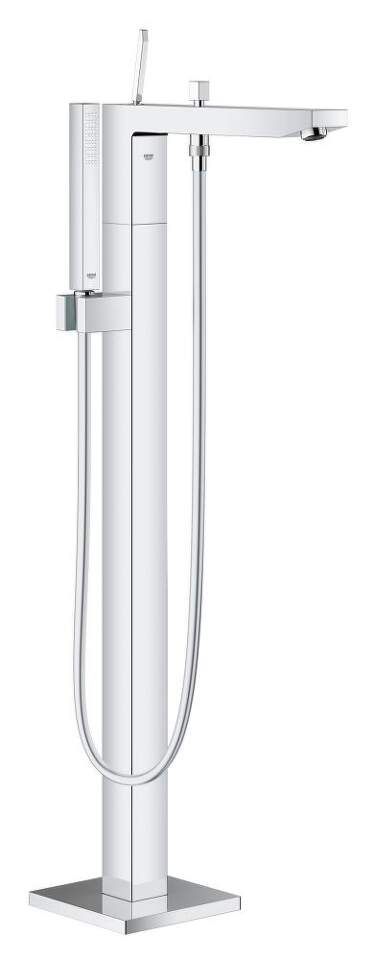 Grohe Eurocube Joy - Vaňová batéria na podlahu, s otočným výtokom, chróm 23667001