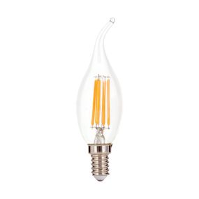 Orion LED sviečka E14 4, 5 W filament náraz vetra stmieva, E14, 4.5W, Energialuokka: F, P: 12 cm