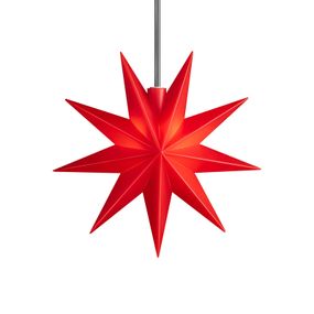 STERNTALER Sterntaler LED hviezda 9-cípa červená, plast, 0.064W
