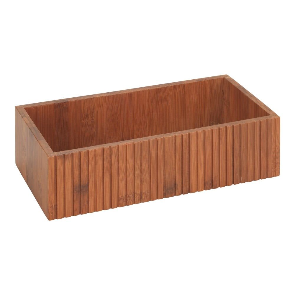 Bambusový úložný box v prírodnej farbe 30x15x8 cm Mera – Wenko