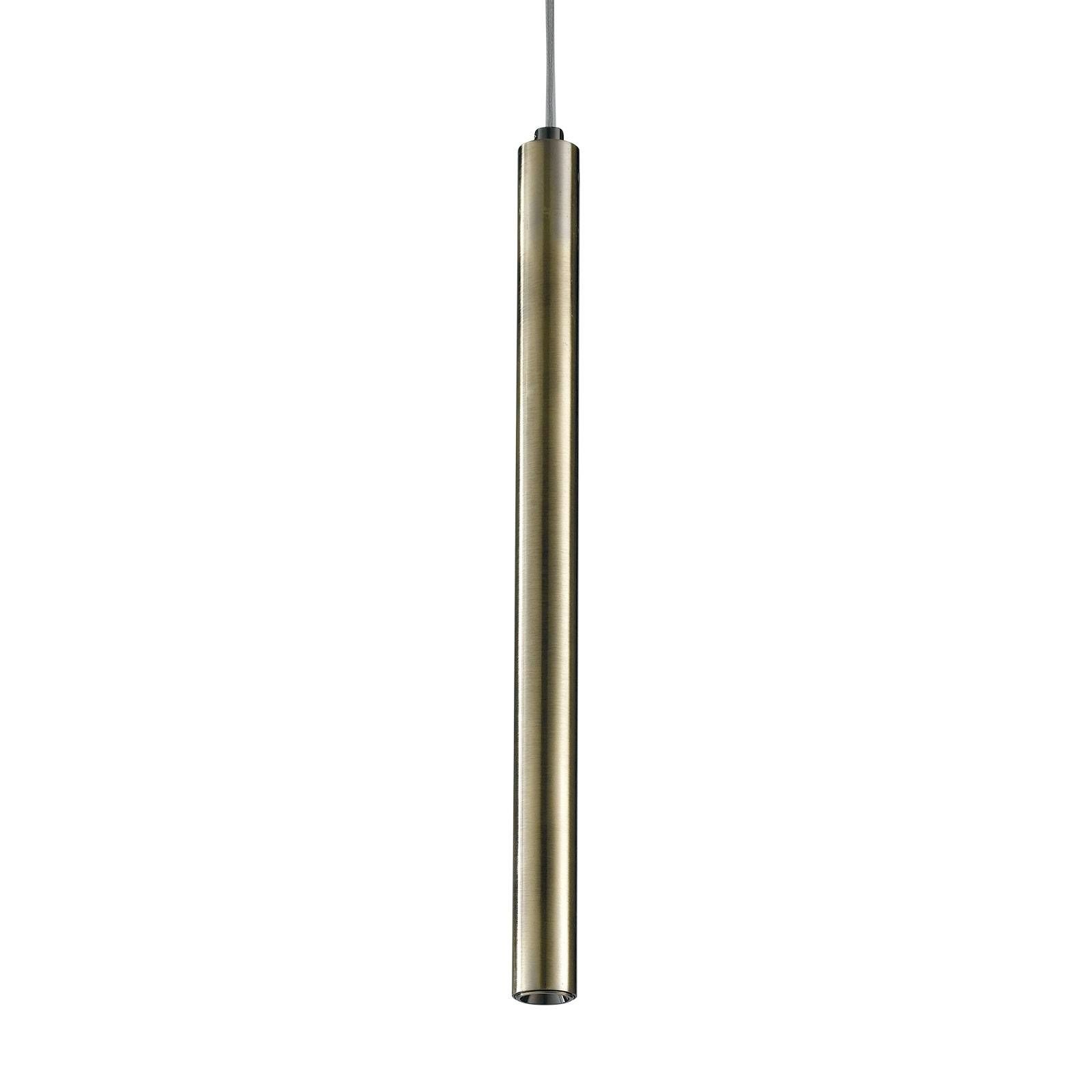 Eco-Light Koľajnicové závesné LED Oboe 3, 5 W 3 000 K bronz, Obývacia izba / jedáleň, hliník, 3.5W, K: 35cm