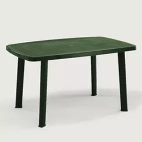 Kinekus Stôl plastový, rozmery 137x85x72cm, FARO, zelený