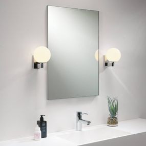 Astro Sagara – kúpeľňové svietidlo tvar gule chróm, Kúpeľňa, kov, sklo, G9, 40W, L: 12 cm, K: 15.5cm
