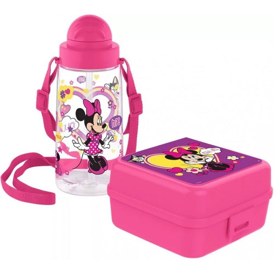Invictus · Súprava desiatový box a fľaša na pitie Minnie Mouse - Disney - 2 diely