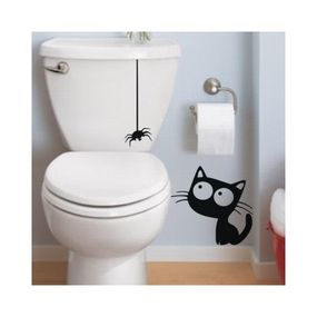 Samolepka Ambiance Cat And Spider