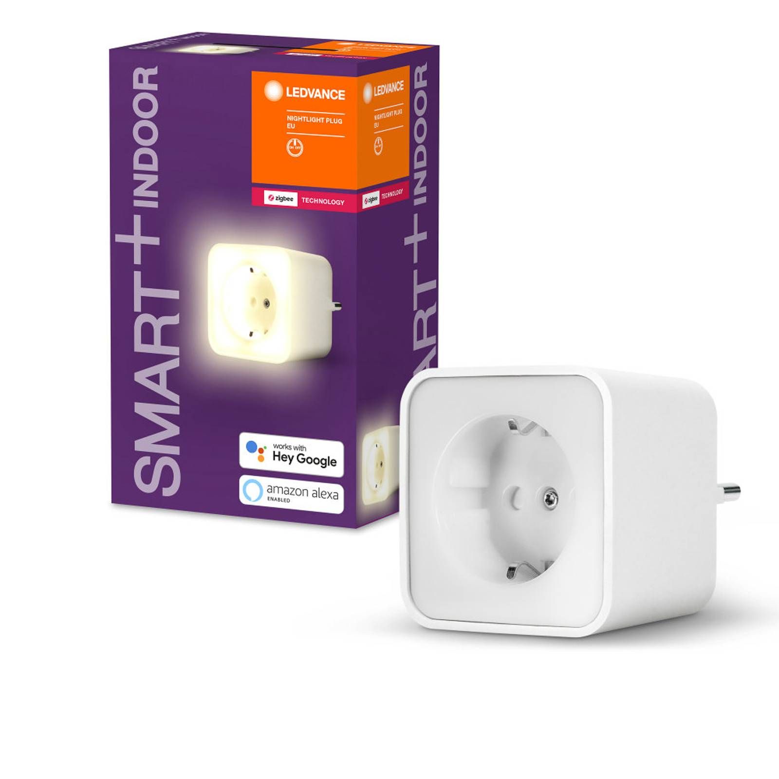 LEDVANCE SMART+ ZigBee Nightlight Plug EU, plast, P: 6 cm, L: 6 cm, K: 8.4cm