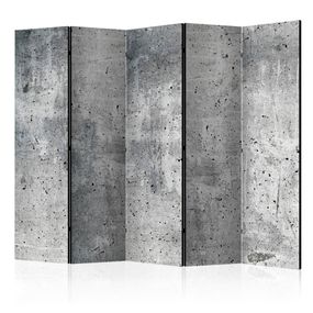 Paraván Fresh Concrete Dekorhome 225x172 cm (5-dielny)