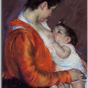 Louise Nursing Her Child Mary Cassatt Obraz zs17578