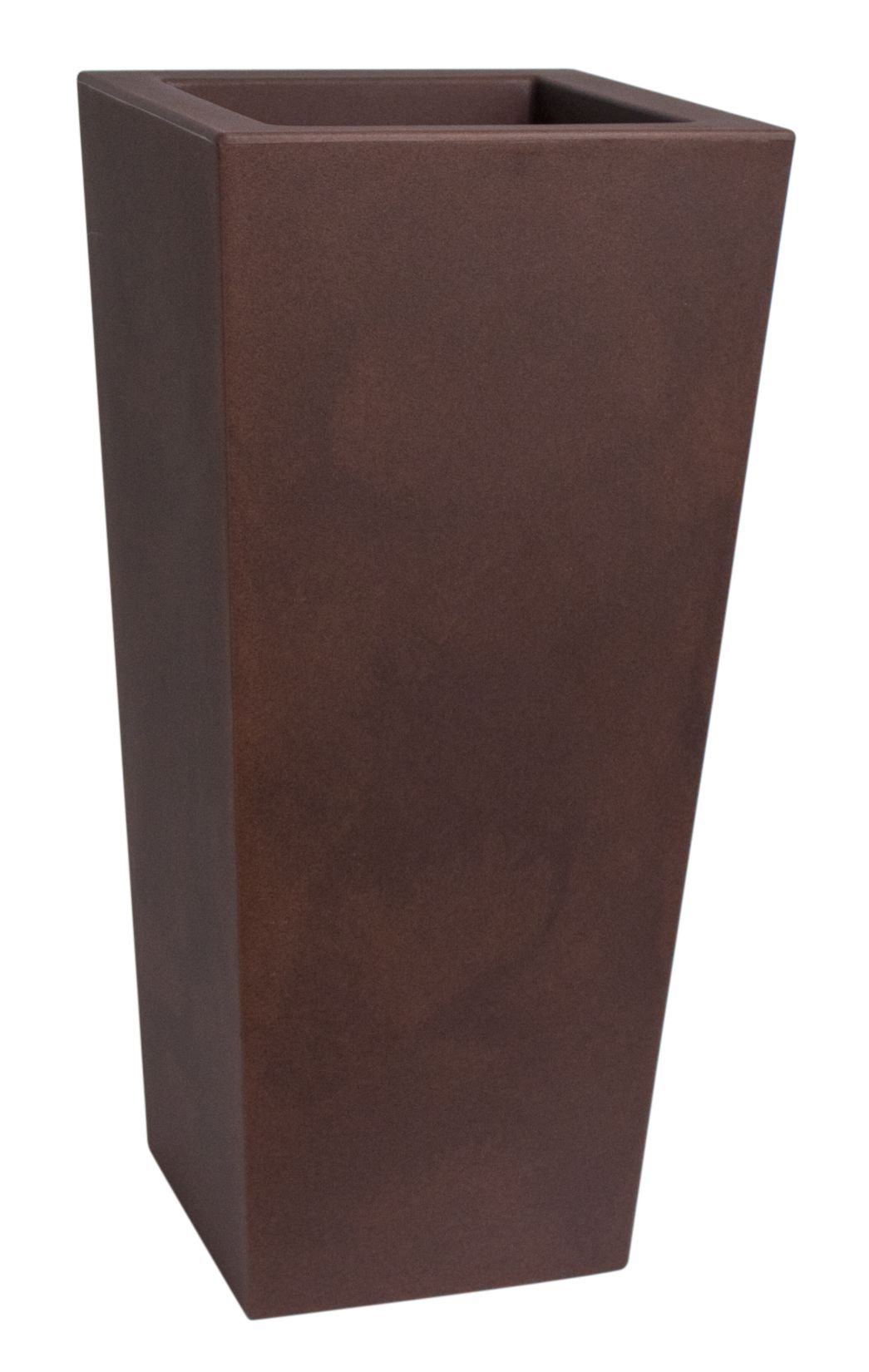 Plust - Dizajnový kvetináč KIAM, 35 x 35 cm - hnedý
