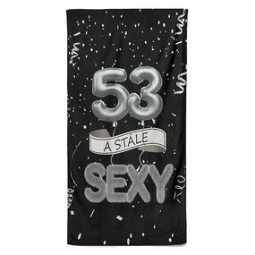 Osuška Stále sexy – čierna (vek: 53)