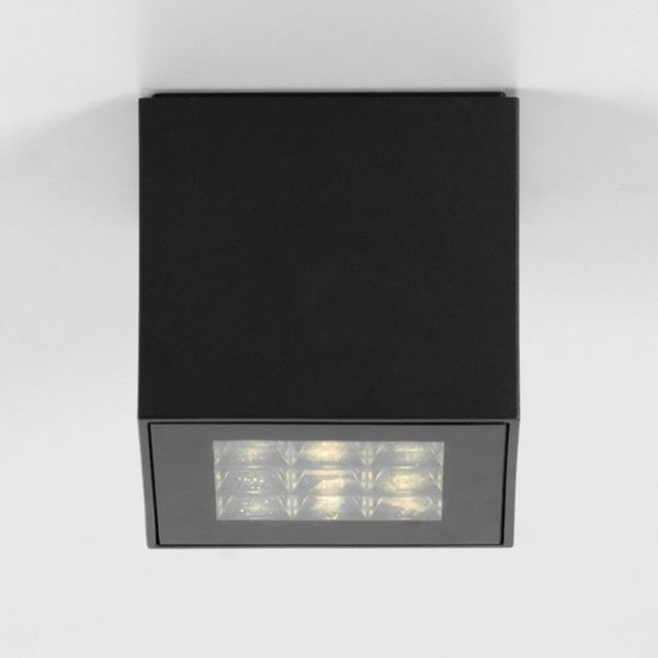 BRUMBERG Blokk stropné LED svietidlo, 11 x 11 cm, hliník, sklo, 21.6W, P: 11 cm, L: 11 cm, K: 10cm