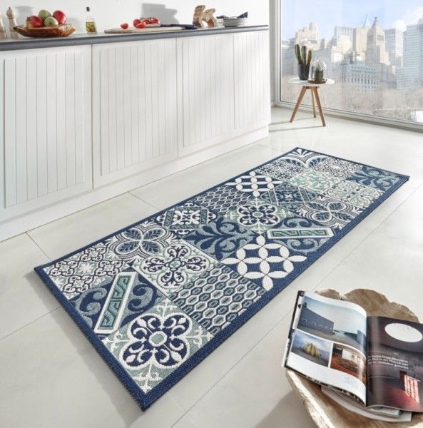 Zala Living - Hanse Home koberce Behúň Soho 102682 Blau 80x200 cm - 80x200 cm