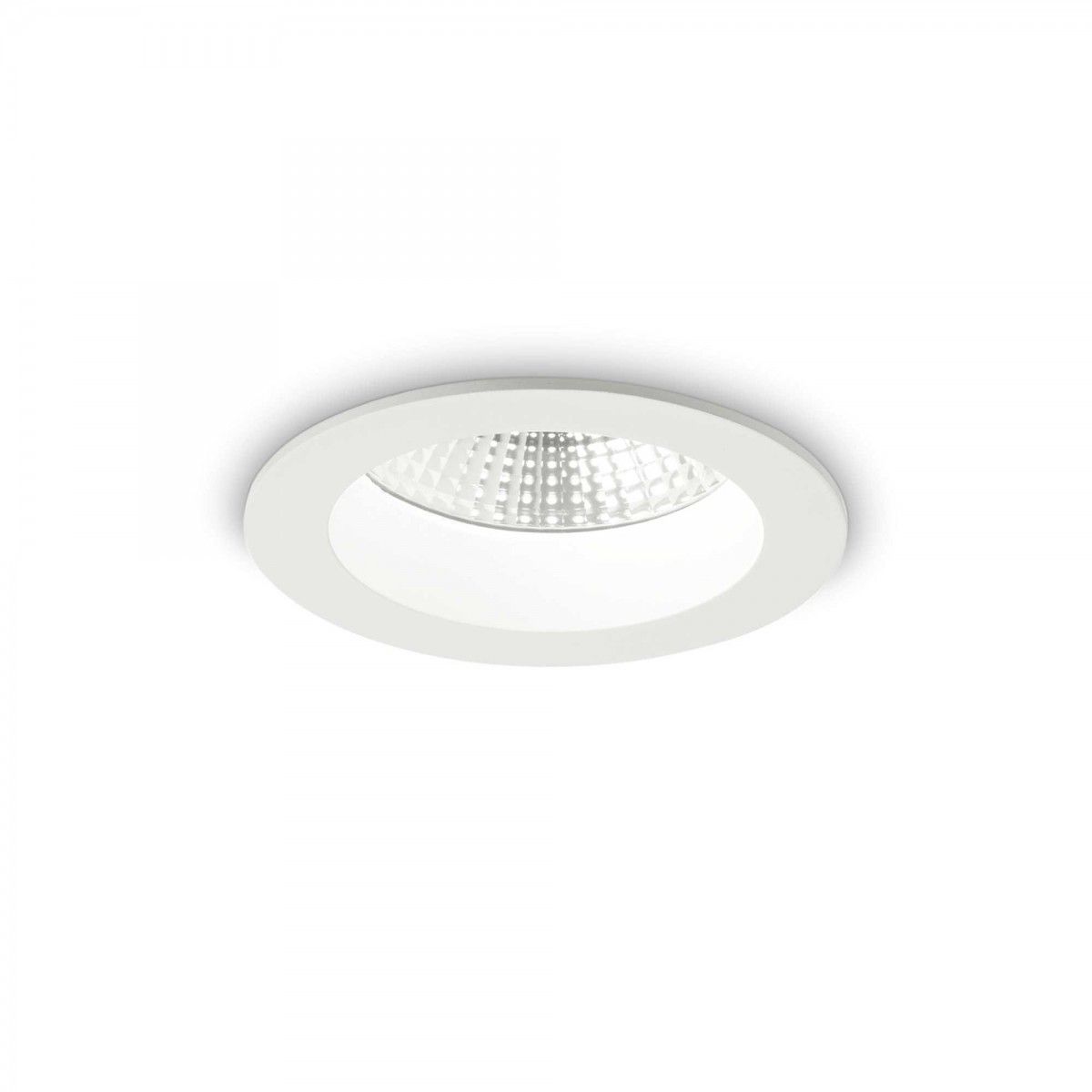 Ideal Lux 193359 LED zápustné stropné bodové svietidlo Basic accent 1x10W | 1050lm | 4000K | IP44 - biela