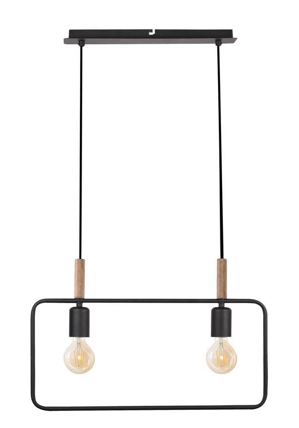 Závesná lampa FRAME 2xE27Candellux Čierna