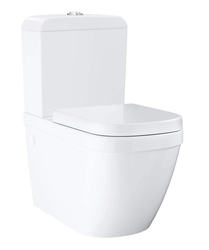 Grohe Euro Ceramic - WC kombi súprava s nádržkou a doskou softclose, rimless, alpská biela 39462000