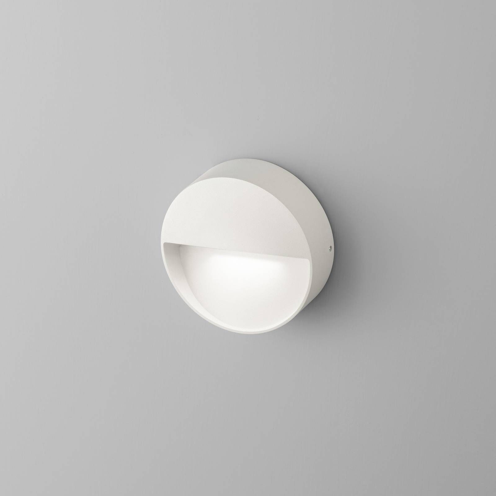 Egger Licht Vigo nástenné LED svietidlo s IP54, biela, Chodba, hliník, 4W