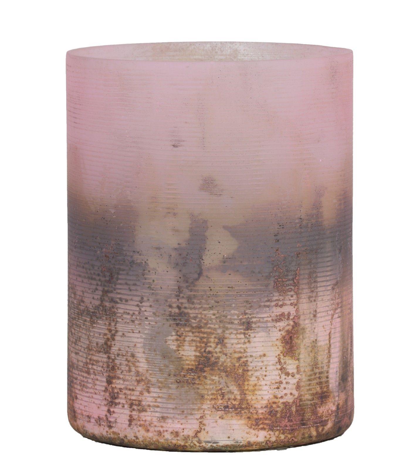 Svietnik VALERIO matt pink / copper väčšia