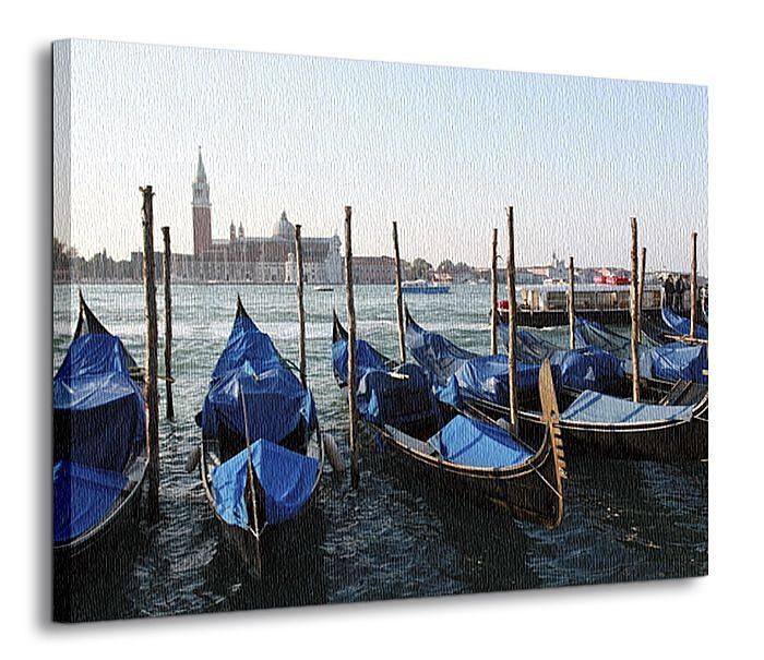 Wenecja, gondole - Obraz na płótnie CD0203